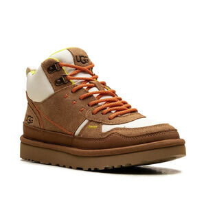 Ugg Highland Suede Lace Up High Ankle Boots Camel Brown Women's Size US 7.5